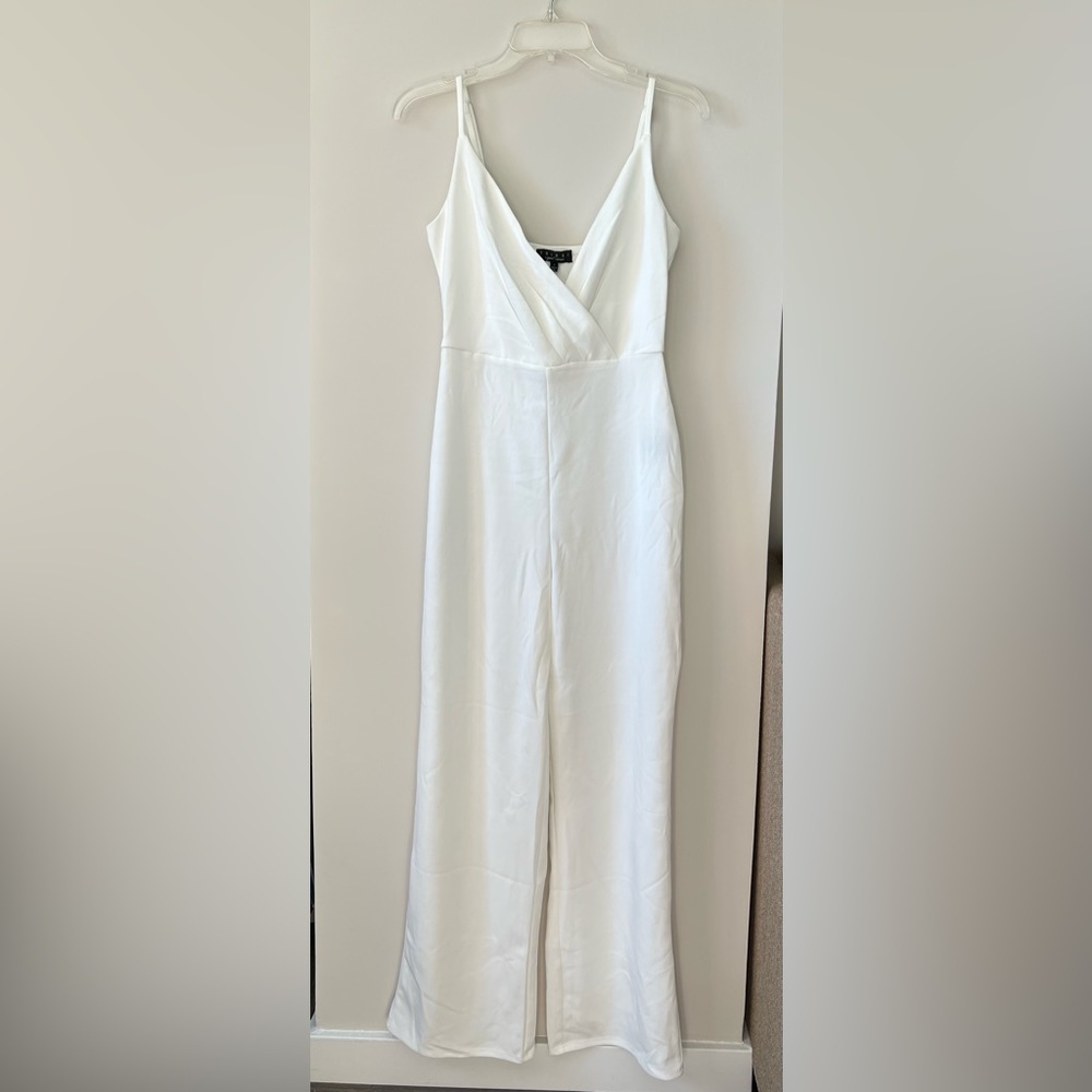 Francesca’s White Jumpsuit, Size S